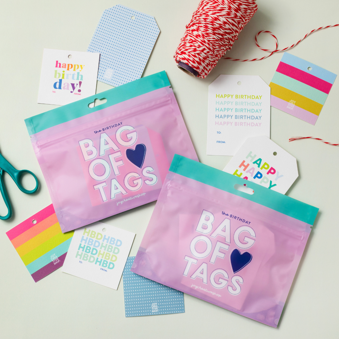 Birthday Bag of Tags