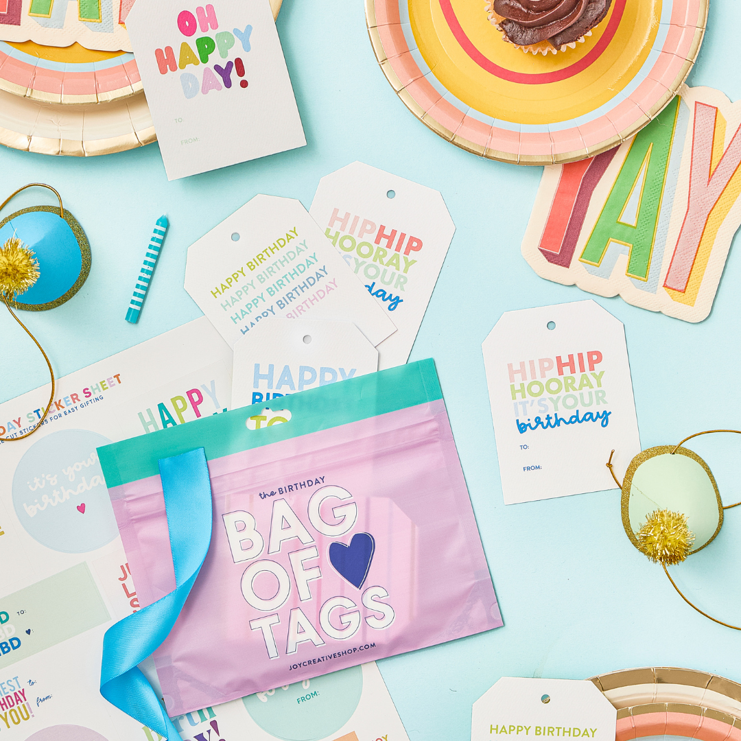 Birthday Bag of Tags